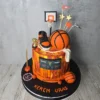 Basketbol Temalı Butik Pasta