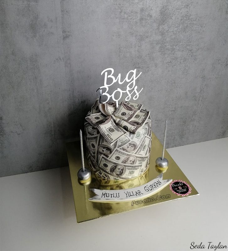 Big Boss Dolar Pasta Ankara Büyük Patron Tasarım Pasta Pucake