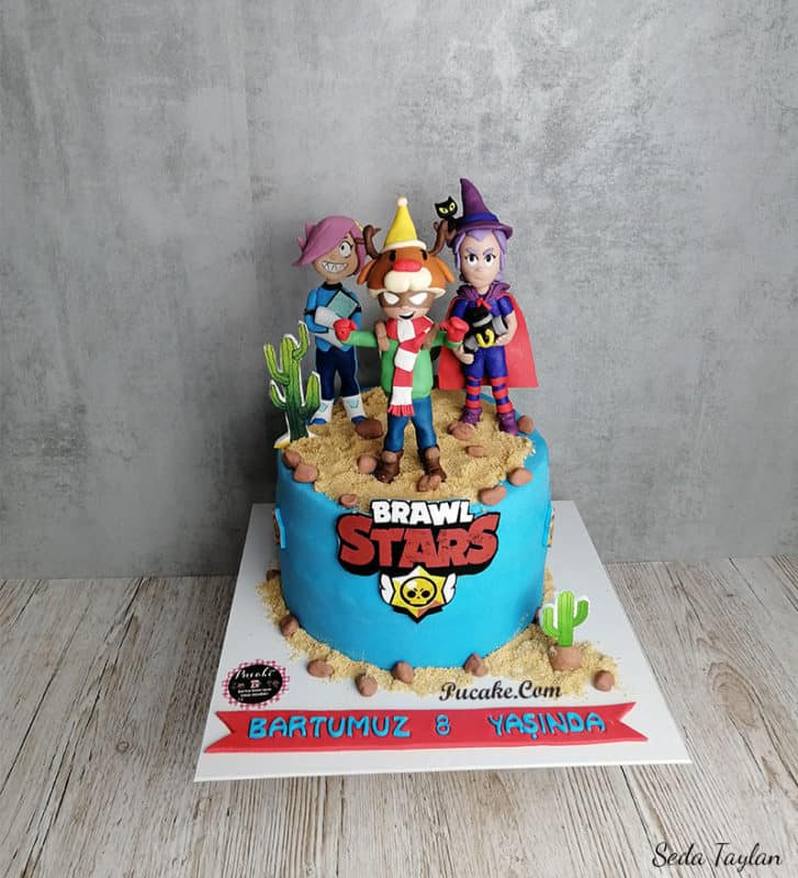 Brawl Stars Doğum Günü Pastası (Hemen Sipariş Ver)