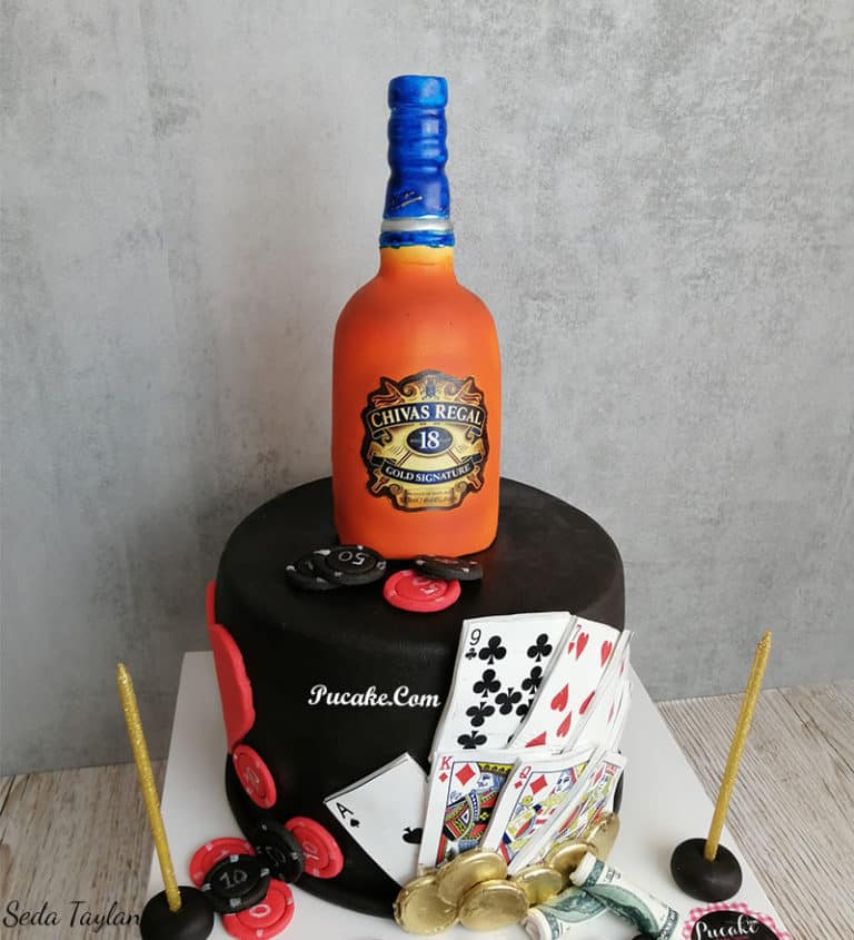 Chivas Regal 18 (iskambil Kağıtları) Butik Pasta