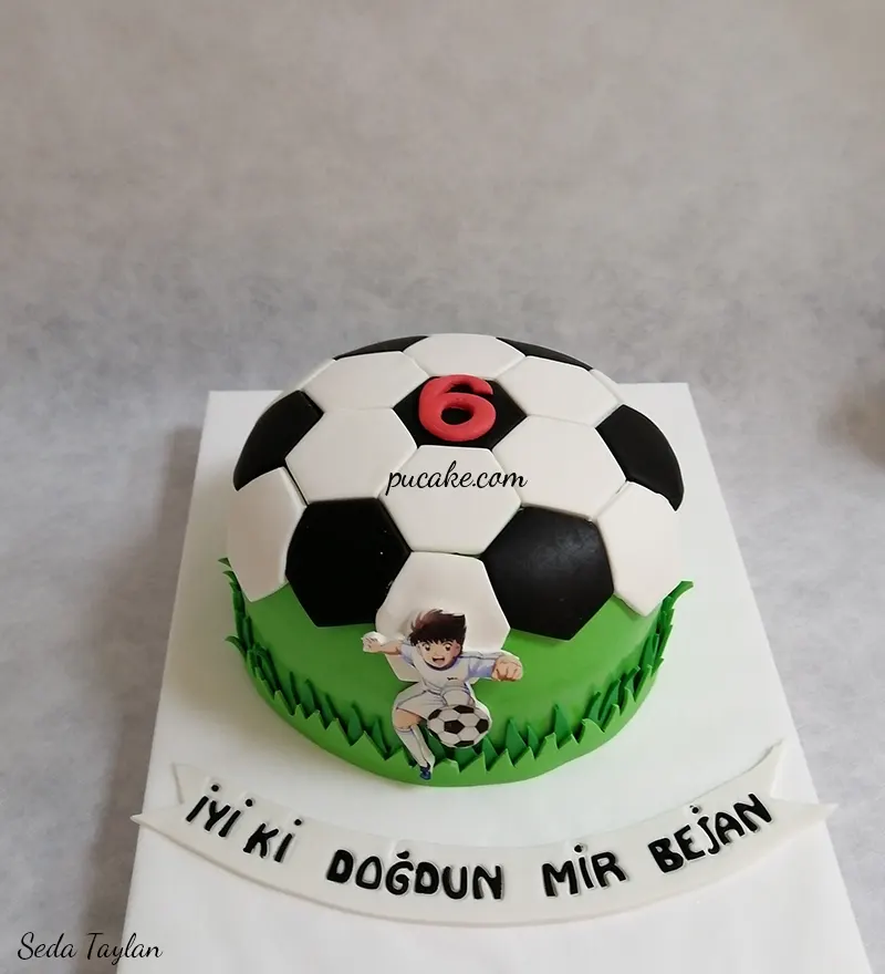 Futbol Topu Pasta - Görsel 2
