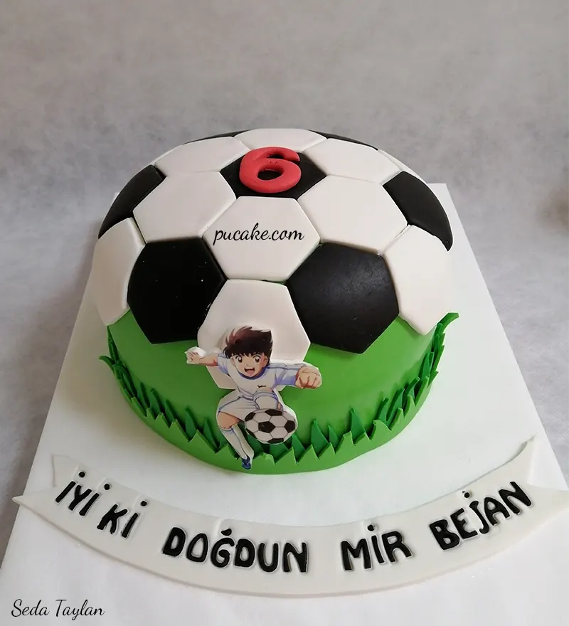 Futbol Topu Pasta - Görsel 3