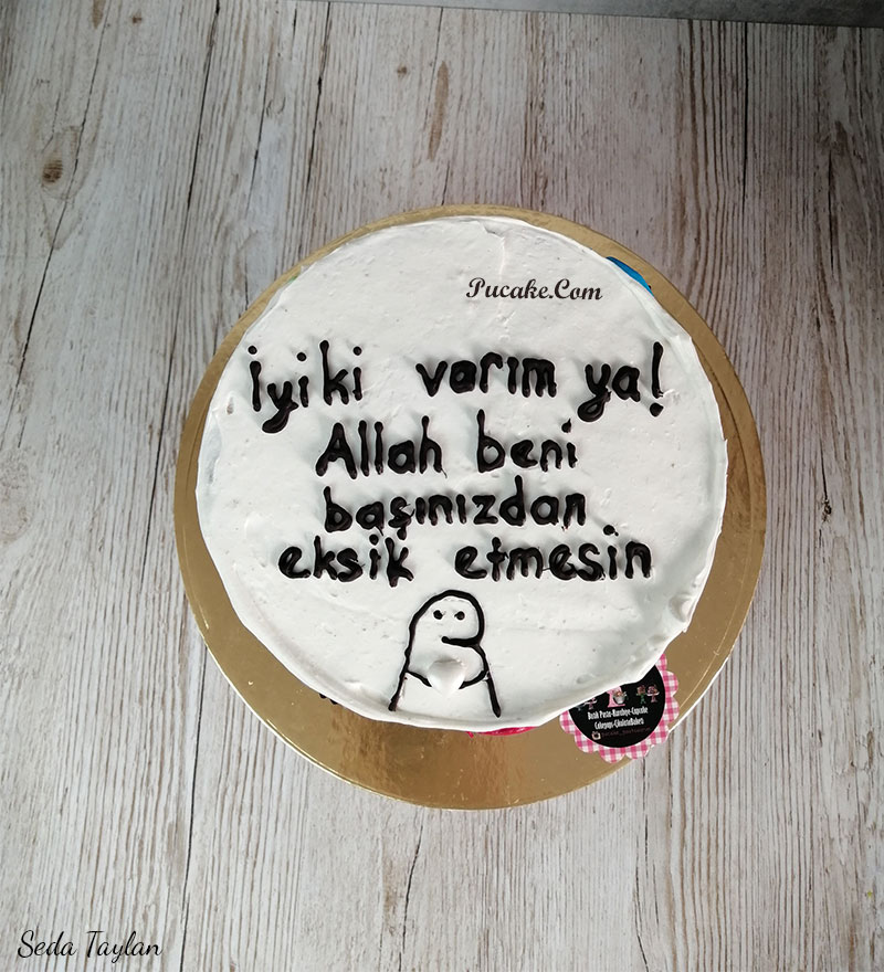 Anne için pasta yazıları