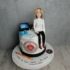 Ofis Temalı Pasta