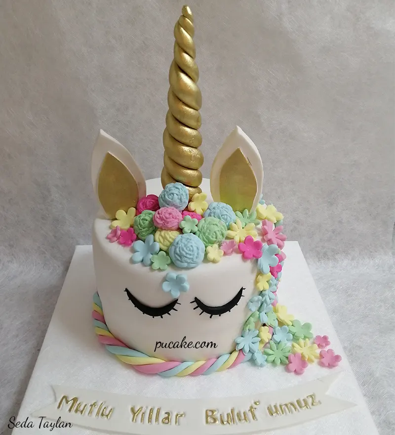 Renkli Unicorn Pasta - Görsel 2