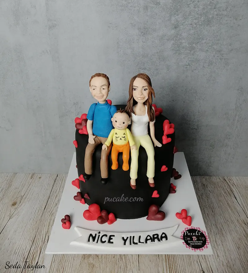 Canım Ailem Tasarım Pasta