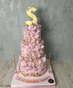 Kelebek Tasarım Pasta