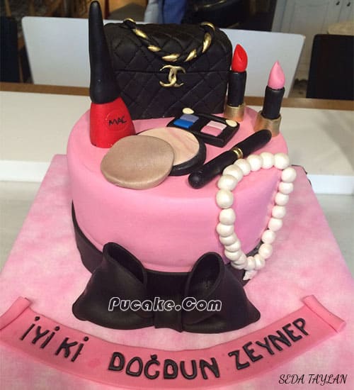 Makyaj Malzemeleri Kişiye Özel Tasarım Pasta Ankara