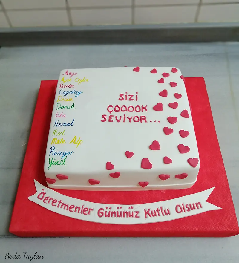 Öğretmenler Günü Pastası