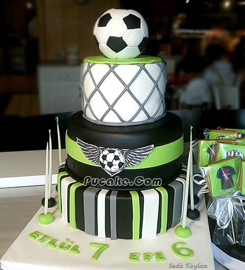 Ankara Butik Futbol Temalı Pasta Futbol Sever Pasta Ankara