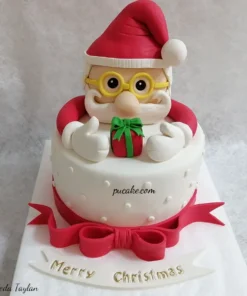 Alternative view of Yeni Yıl Noel Baba Tasarım Pasta